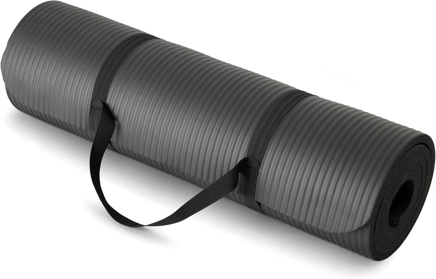 Extra Thick Yoga Mat (1/2") with Carrying Strap - Non-Slip Exercise Mat for Workouts