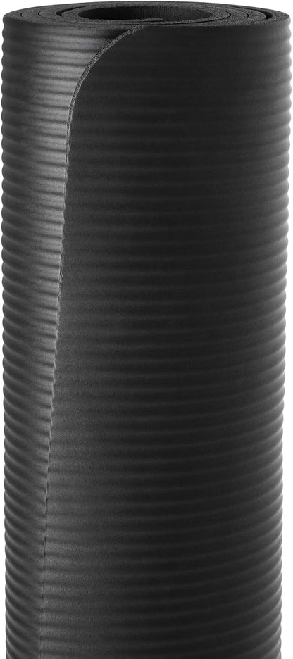 Extra Thick Yoga Mat (1/2") with Carrying Strap - Non-Slip Exercise Mat for Workouts