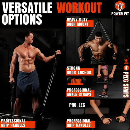 Men's Upgraded Resistance Bands - Max 300LB Resistance, Full-Body Shaping, Home & Outdoor Fitness Equipment